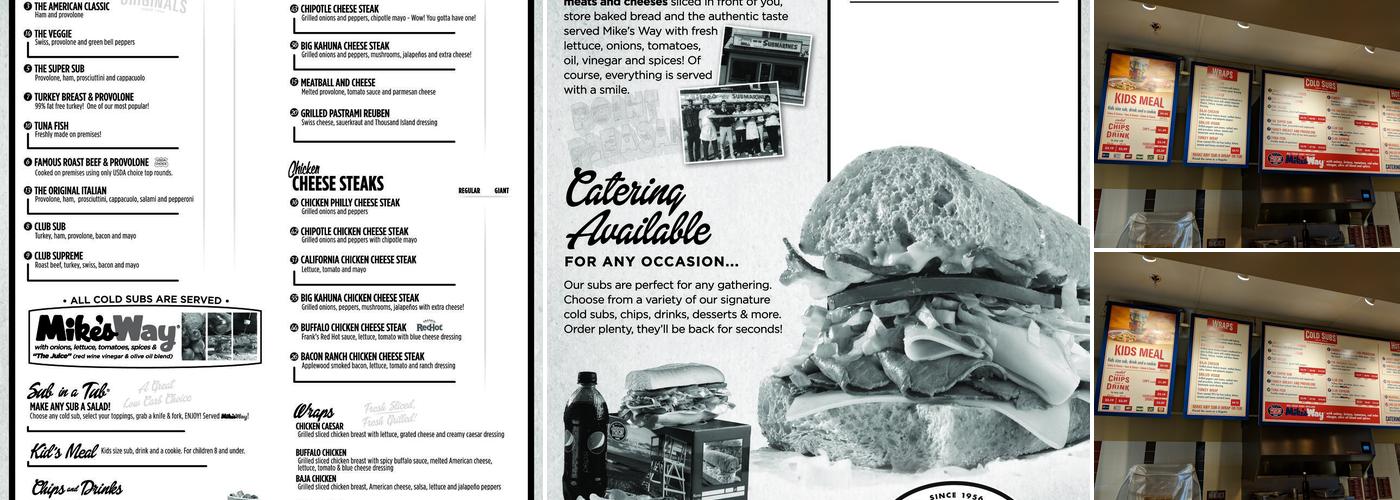 Jersey Mike's Subs Menu