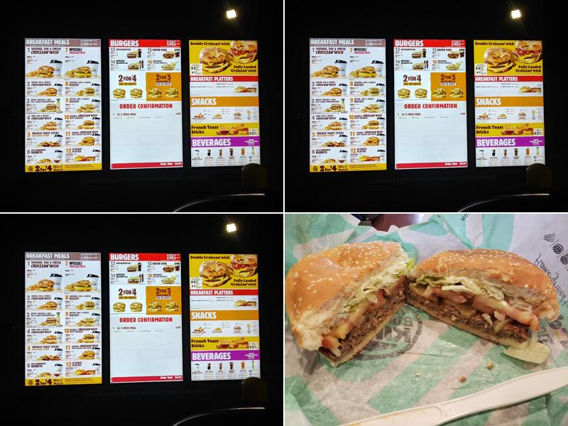 Burger King Menu