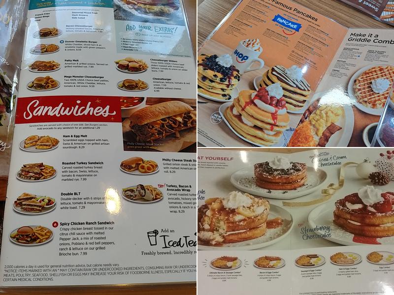 IHOP Menu
