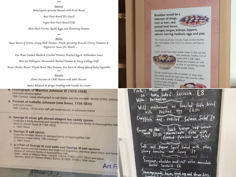 Ayscoughfee Hall Cafe by Harringtons Menu