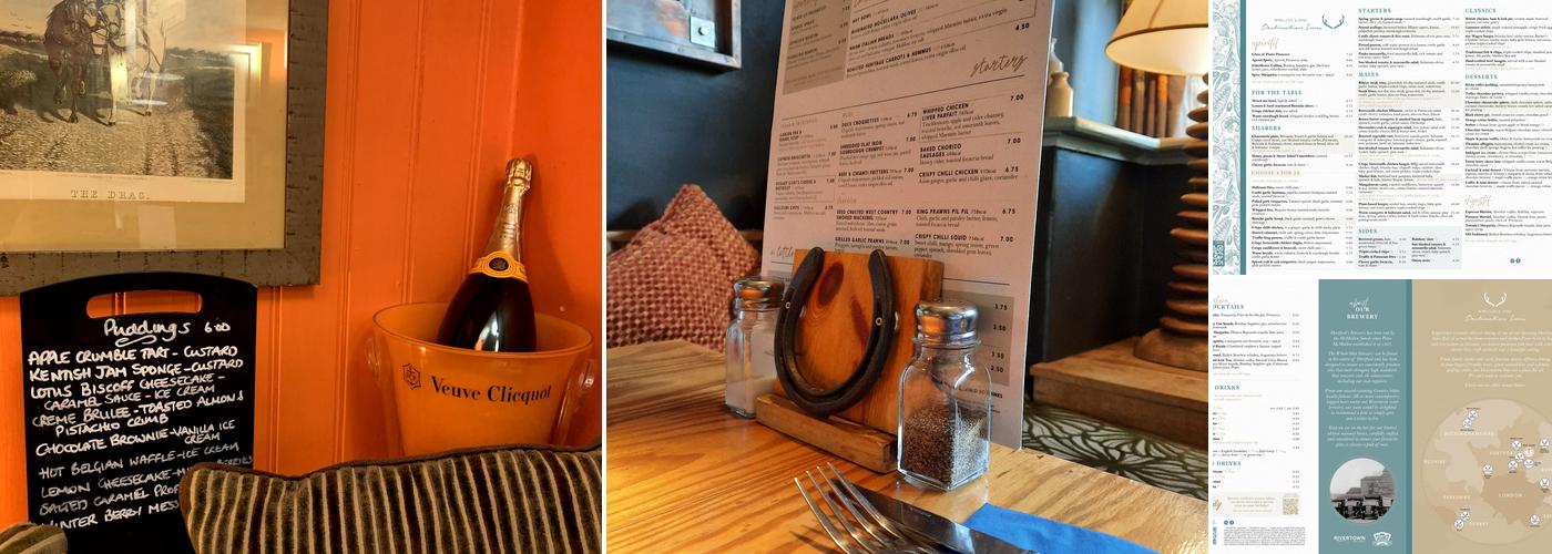 Coach and Horses Menu