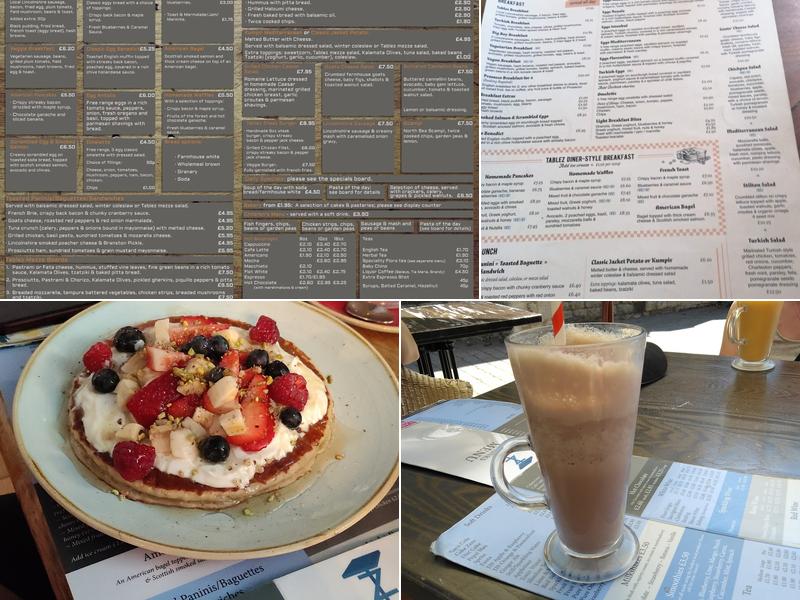 Tablez Cafe Bistro Menu