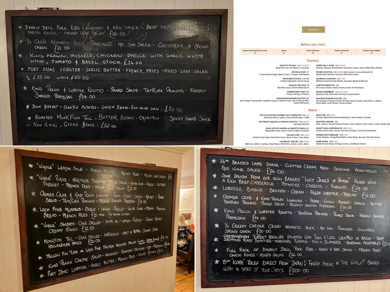 The Orange Tree Menu