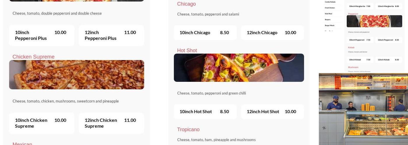 Deeping Kebab House Menu