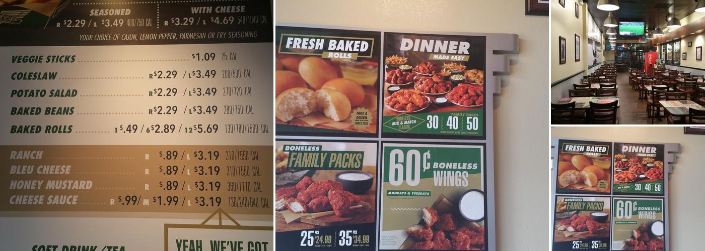 Wingstop Menu