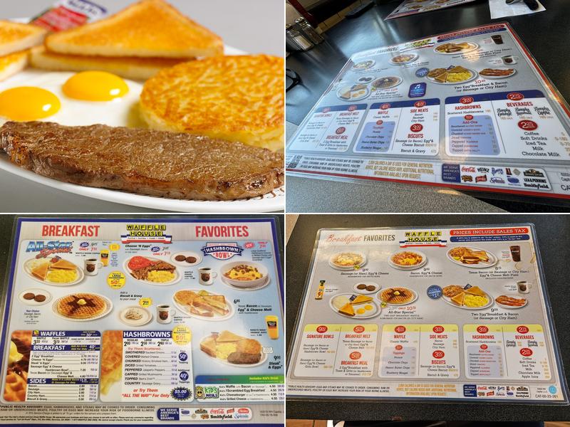 Waffle House Menu