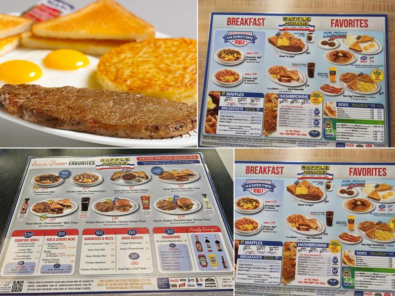 Waffle House Menu