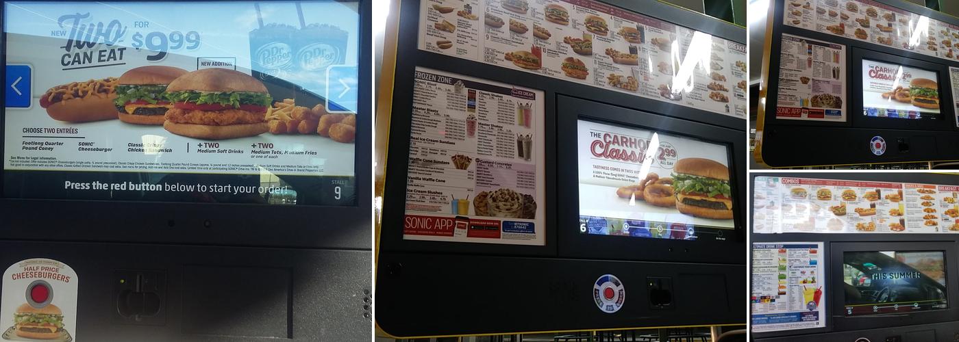 Sonic Drive-In Menu