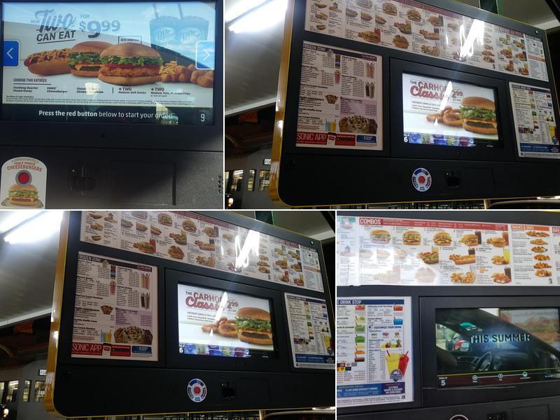 Sonic Drive-In Menu
