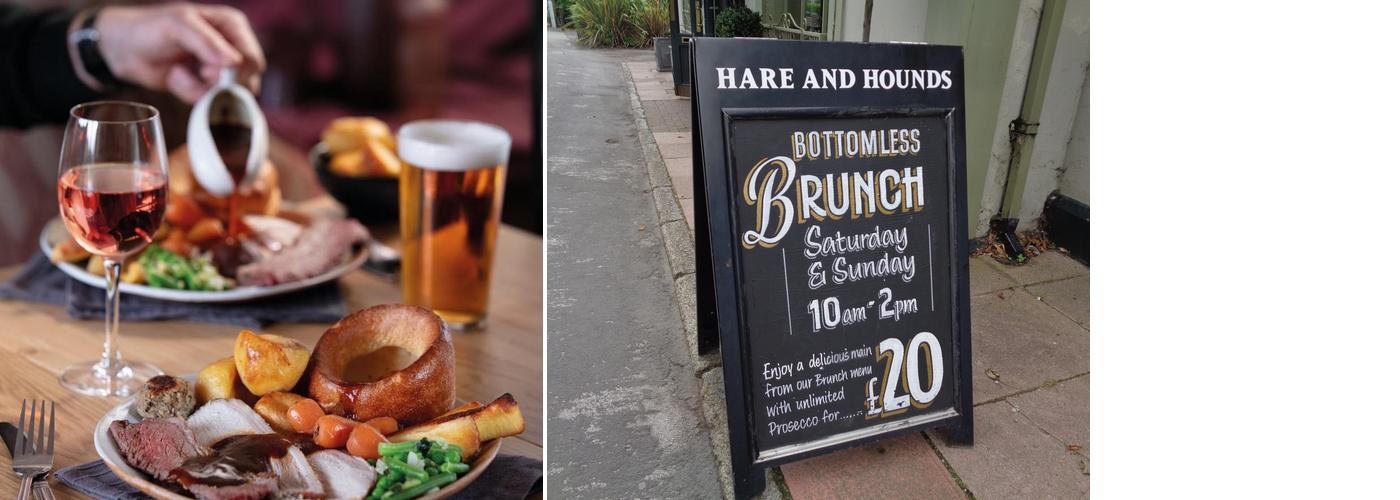 The Hare and Hounds Menu