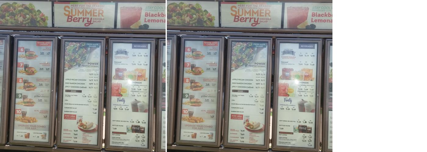 Wendy's Menu