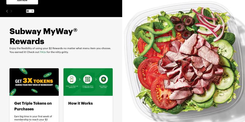 Subway Menu