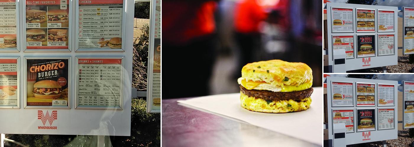 Whataburger Menu