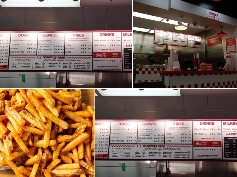 Five Guys Menu