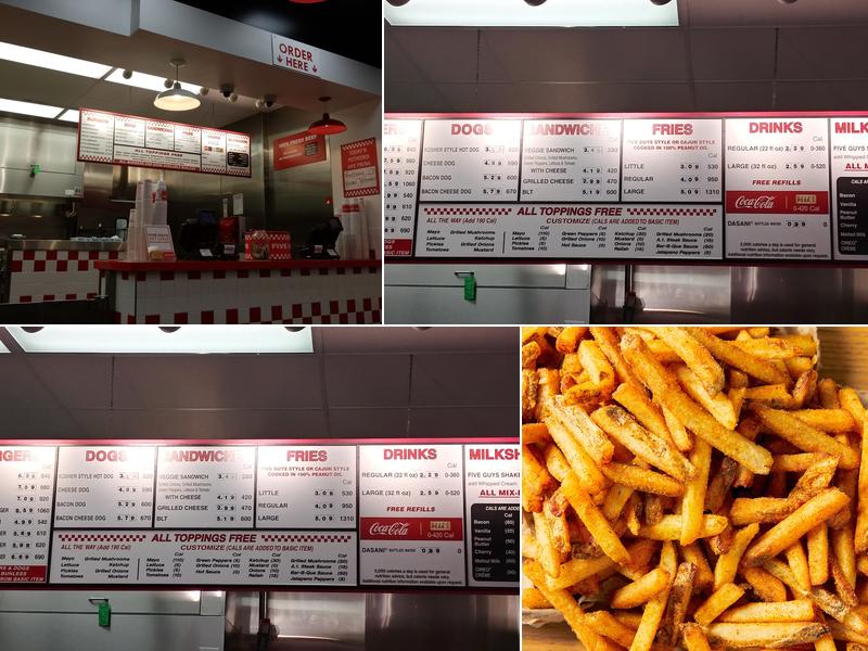 Five Guys Menu