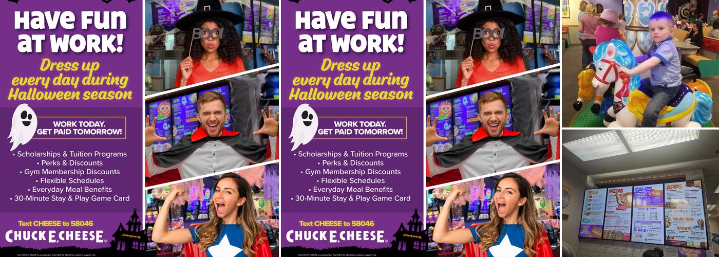 Chuck E. Cheese Menu