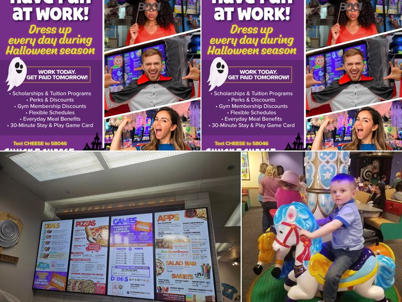 Chuck E. Cheese Menu