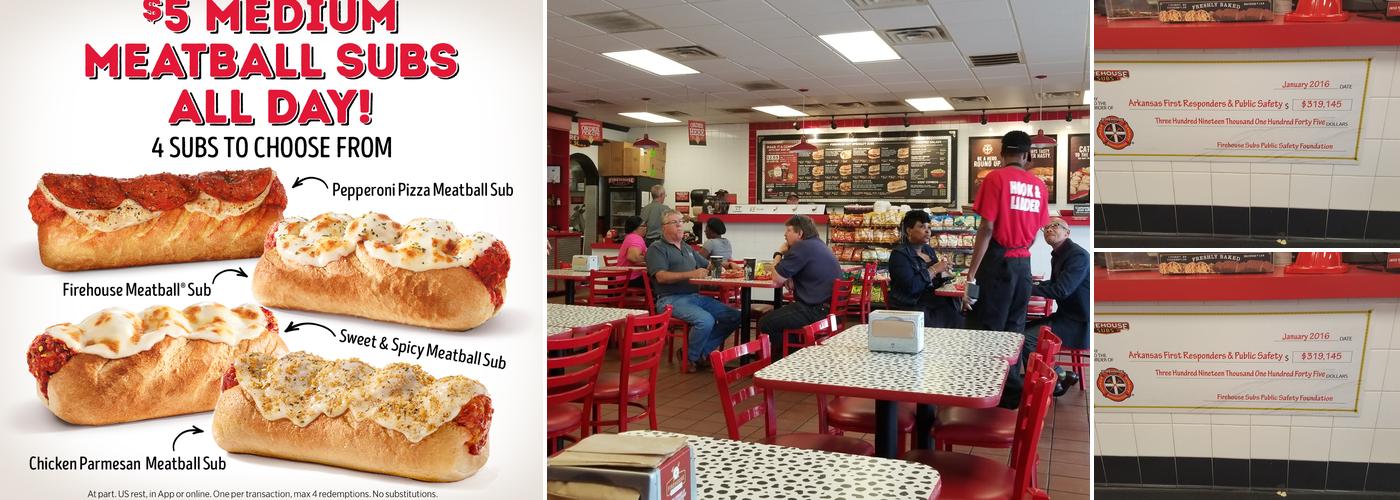 Firehouse Subs Jonesboro Menu