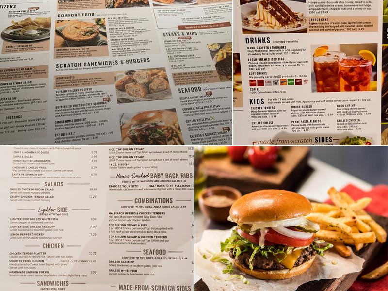 Cheddar's Scratch Kitchen Menu