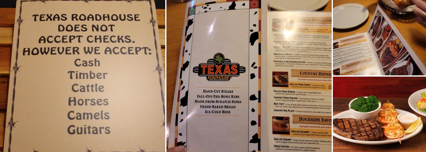 Texas Roadhouse Menu