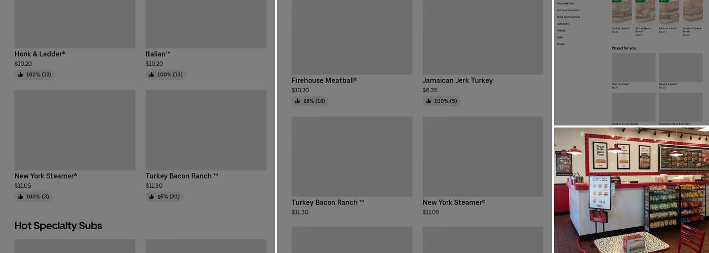 Firehouse Subs Red Wolf Menu