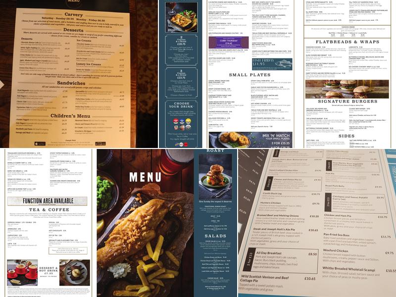 The Richmond Menu