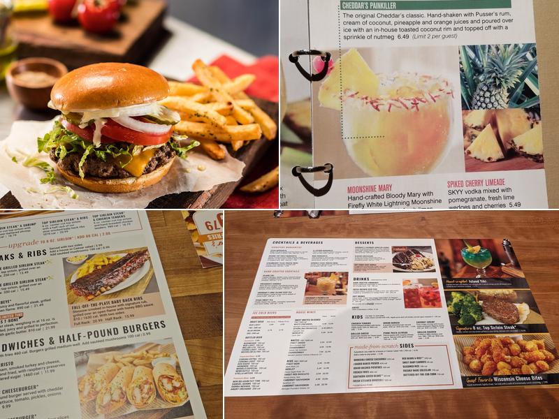 Cheddar's Scratch Kitchen Menu