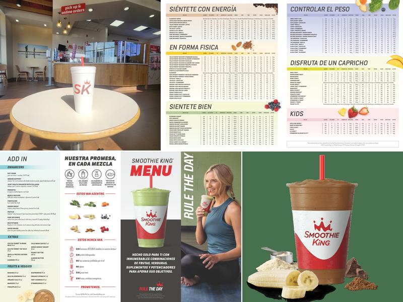 Smoothie King Menu
