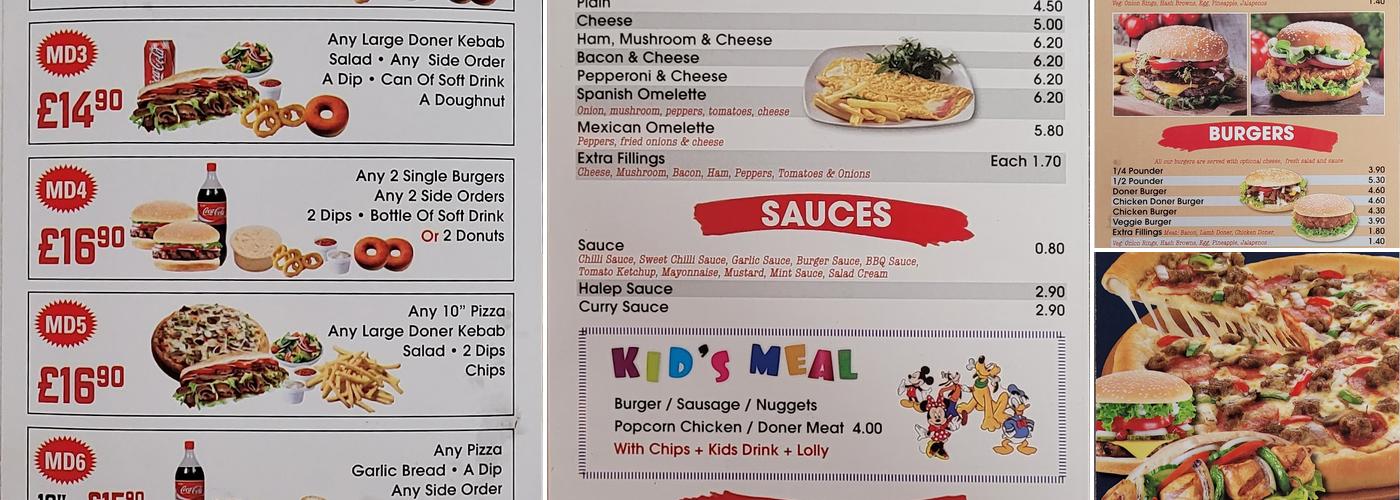 Quality Diner Menu