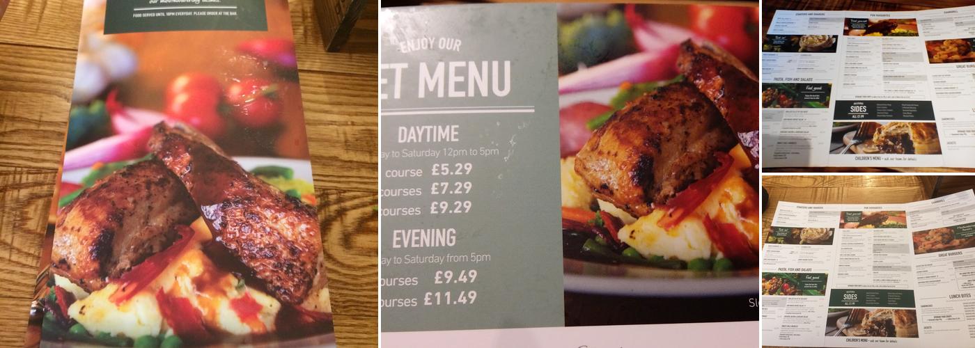 The Greave Dunning Menu