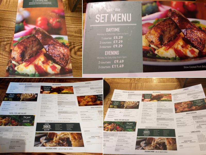 The Greave Dunning Menu