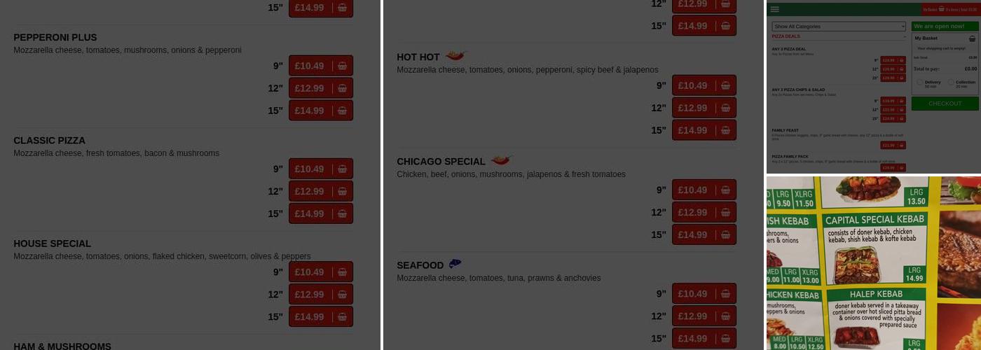 Capital Kebab House Menu