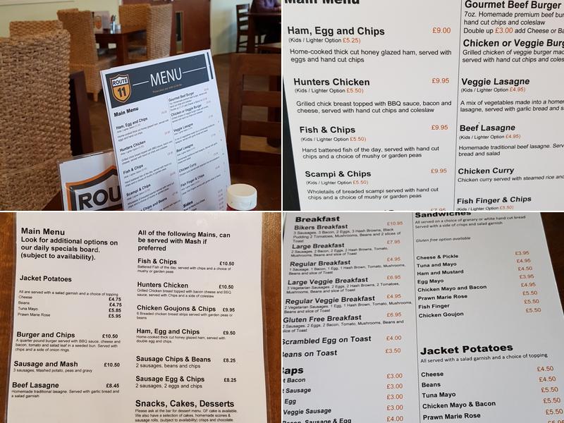 Route 11 Kitchen Menu