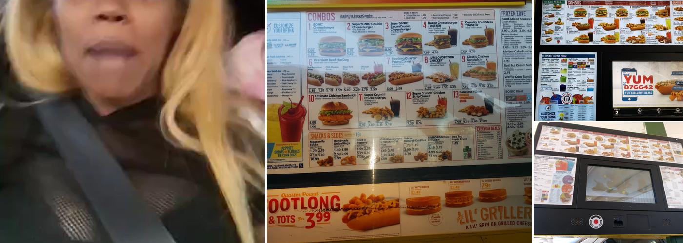 Sonic Drive-In Menu