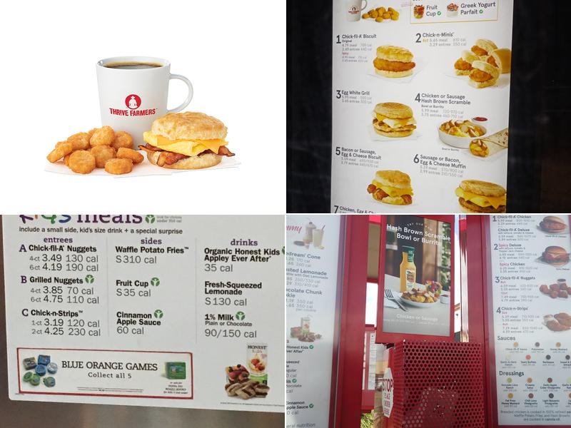 Chick-fil-A Menu
