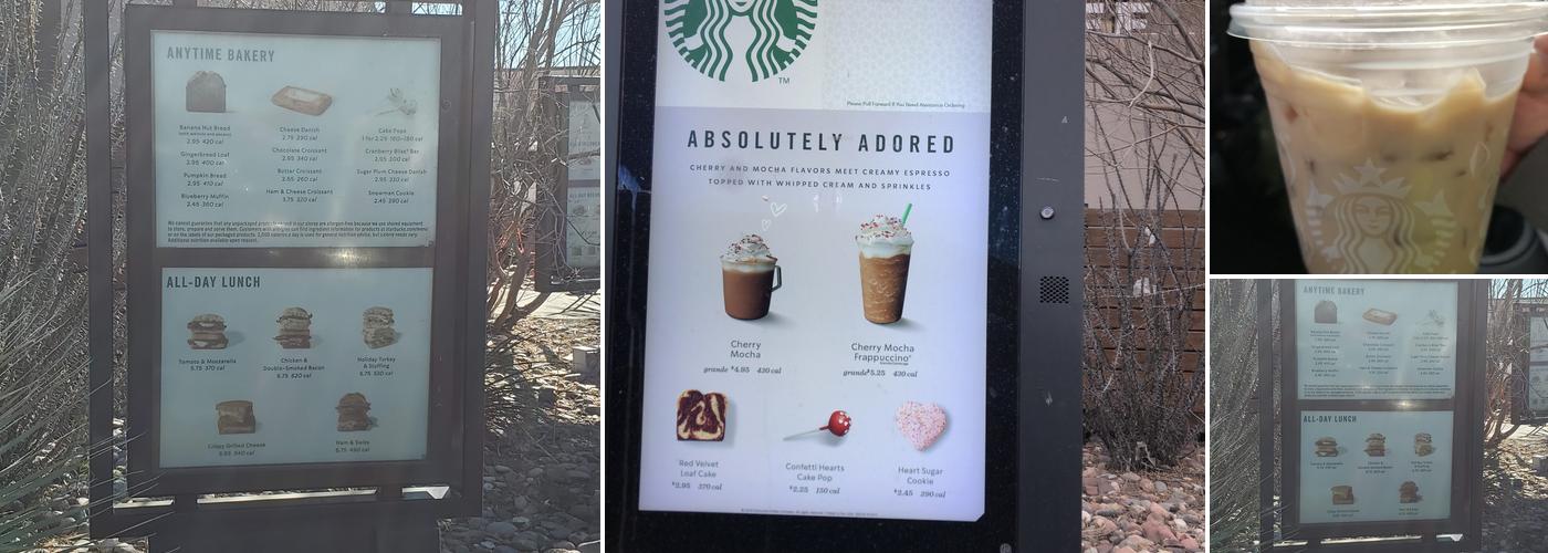 Starbucks Menu
