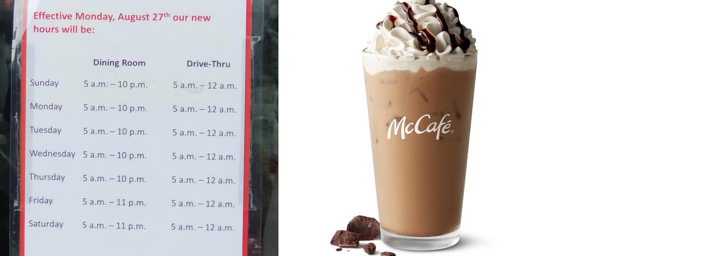McDonald's Menu