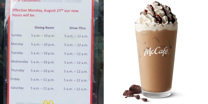 McDonald's Menu