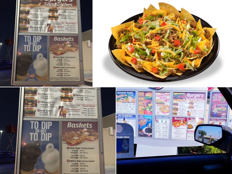 Dairy Queen Menu