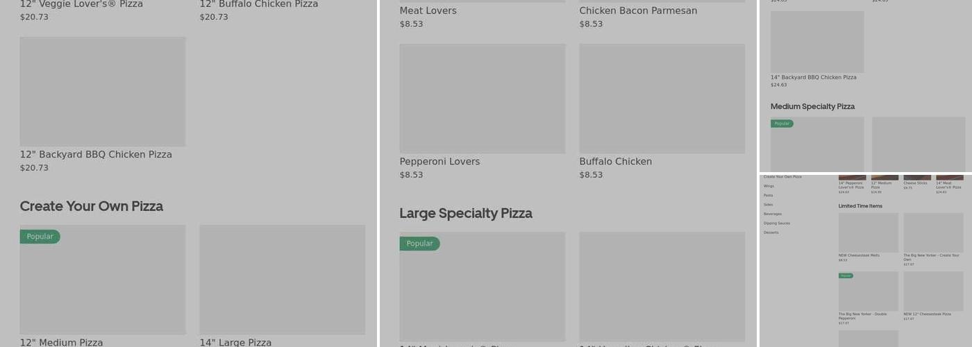 Pizza Hut Menu