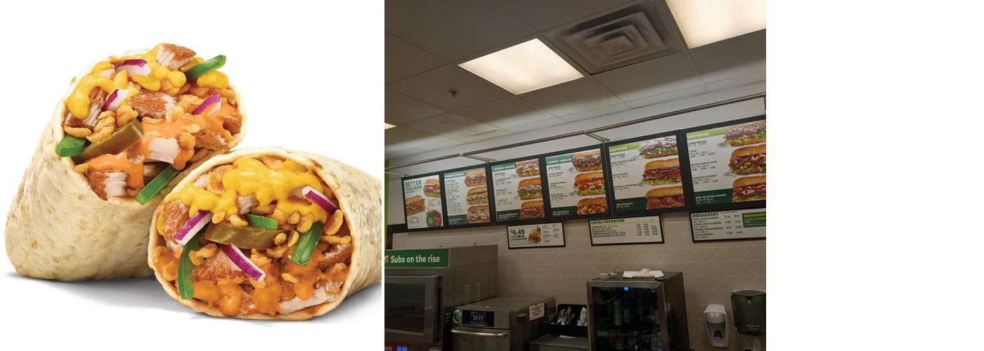 Subway Menu