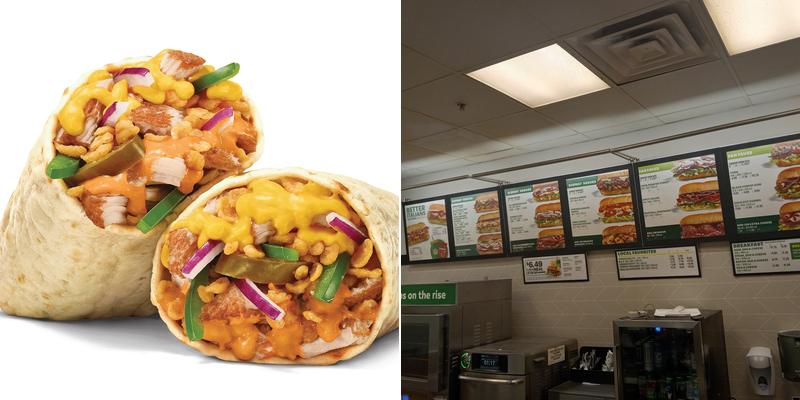 Subway Menu