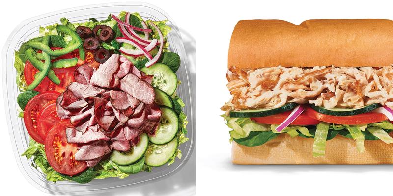 Subway Menu
