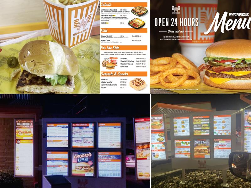 Whataburger Menu