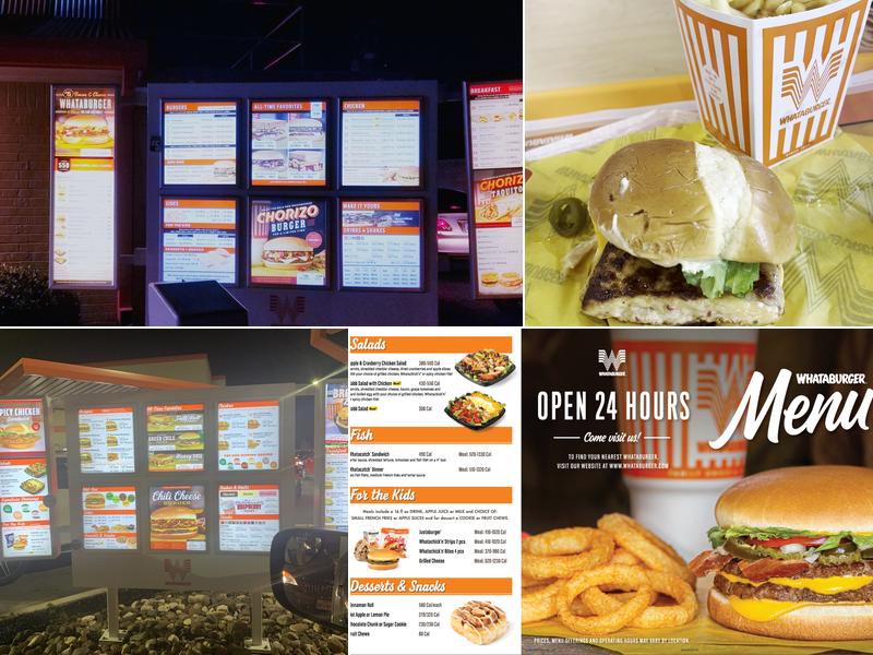 Whataburger Menu