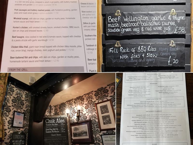 Royal Oak Menu
