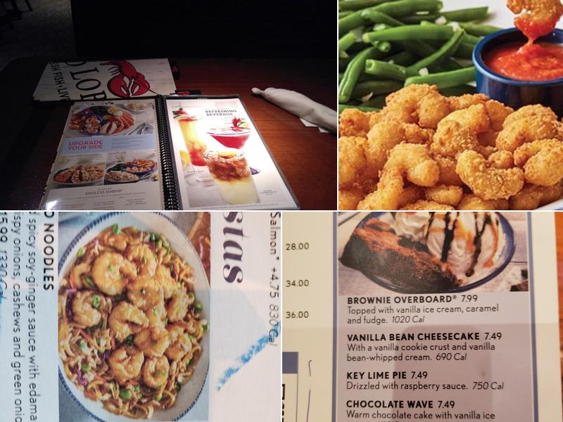Red Lobster Menu