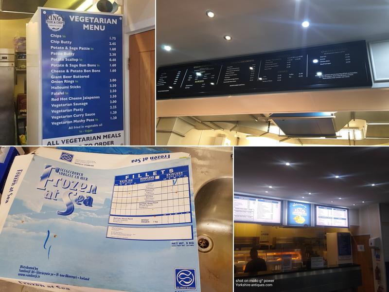 King's Fish & Chips Menu