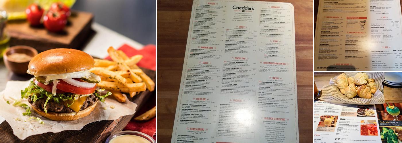 Cheddar's Scratch Kitchen Menu