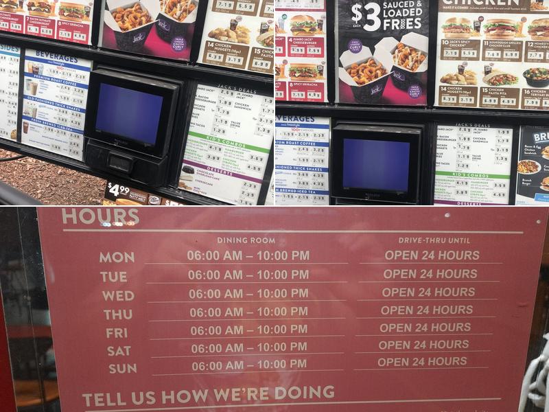 Jack In The Box Menu